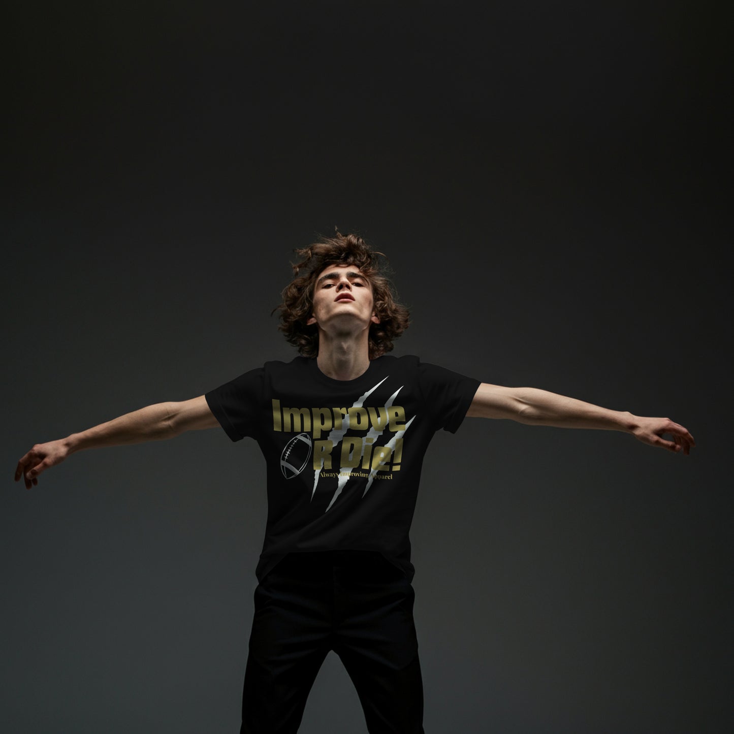 Golden Sierra Football - Improve or Die Tee