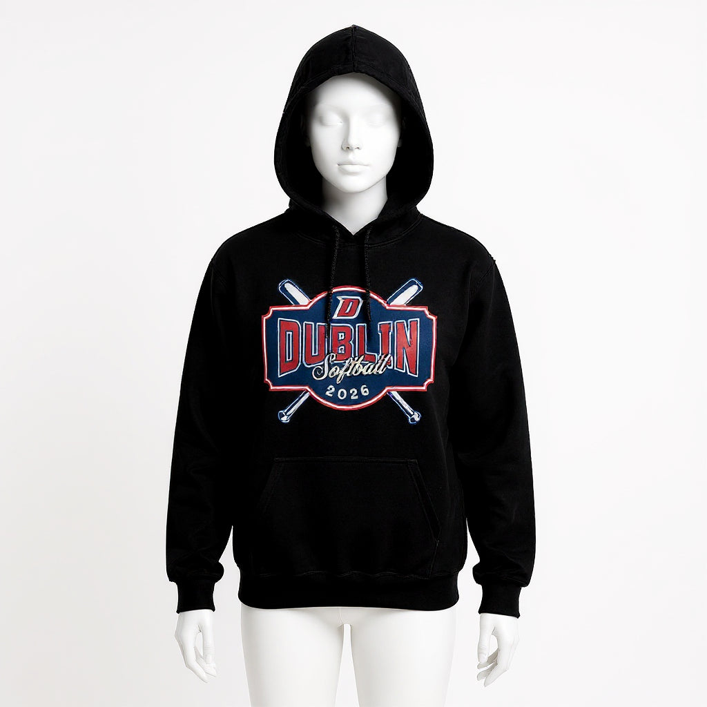 DHS Softball 12oz. Ultraweight Hoodie - Customizable name/number