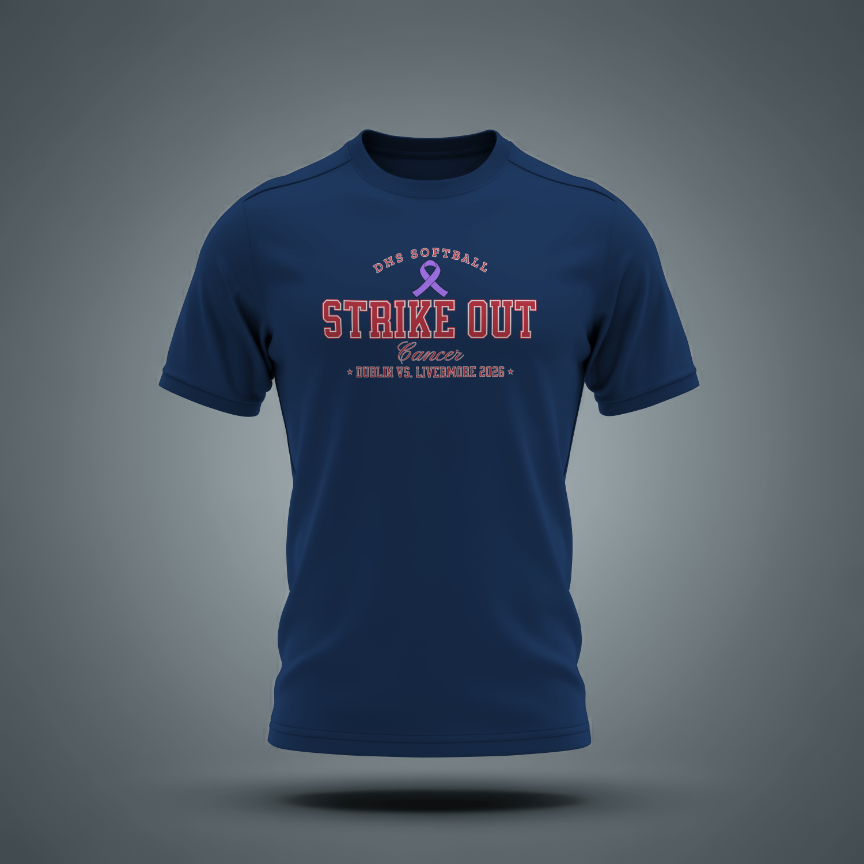 DHS Softball Strike Out Cancer Tee