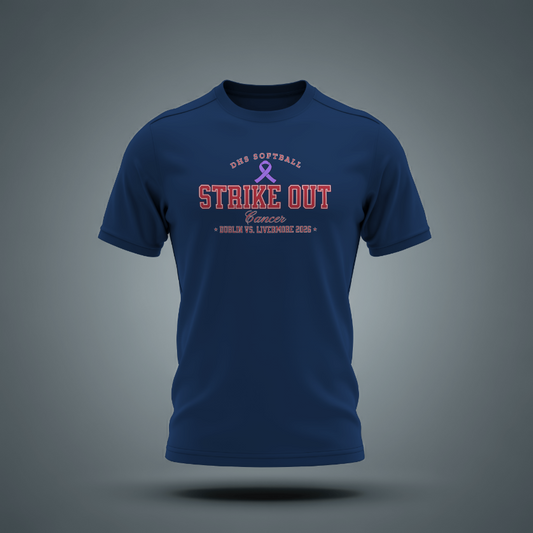 DHS Softball Strike Out Cancer Tee
